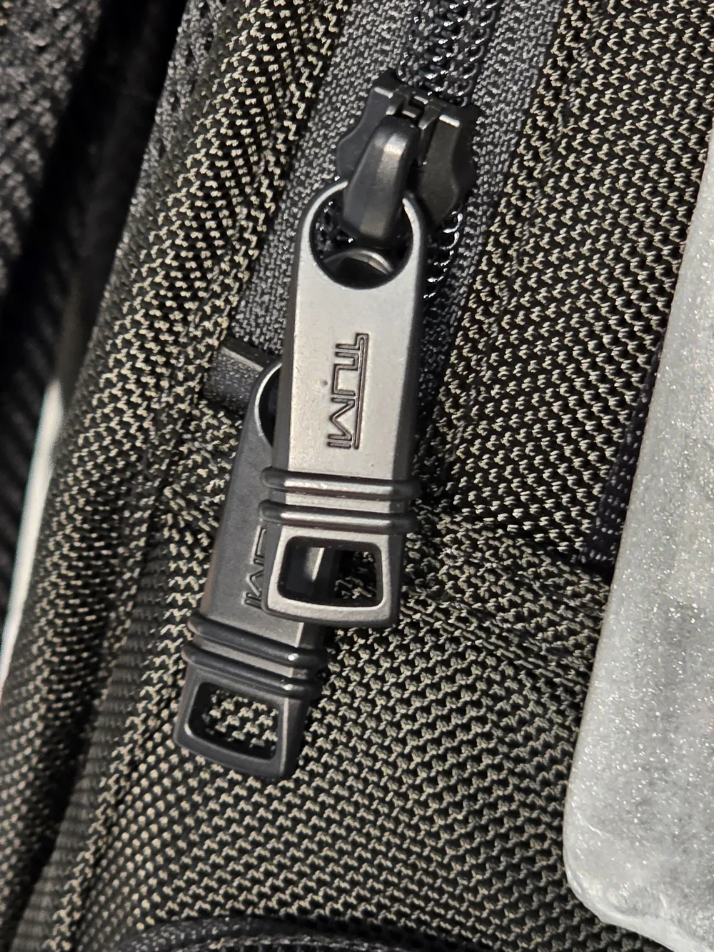 Tumi Black Tactical Nylon Backpack for Men